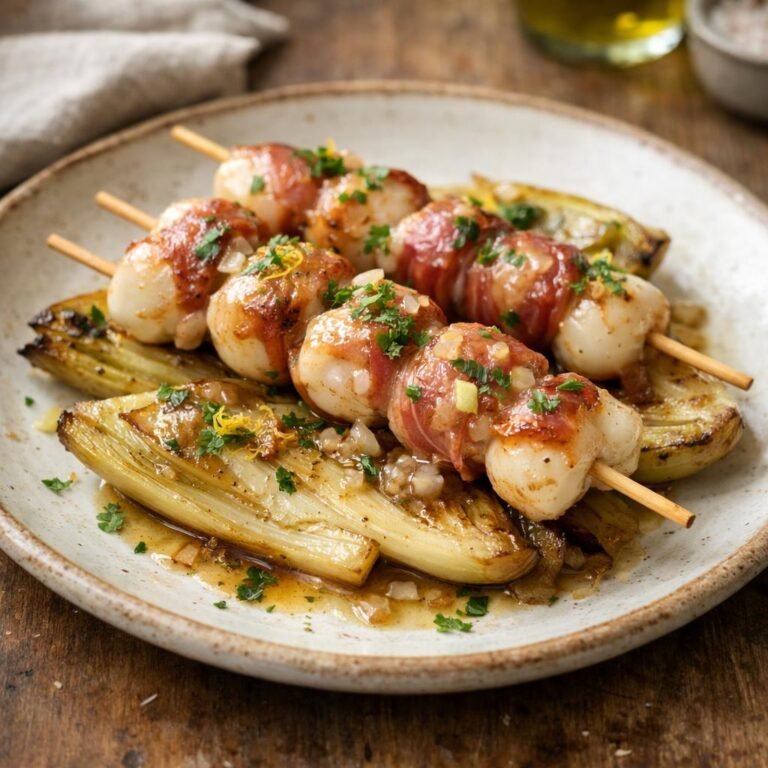 Brochettes Saint-Jacques