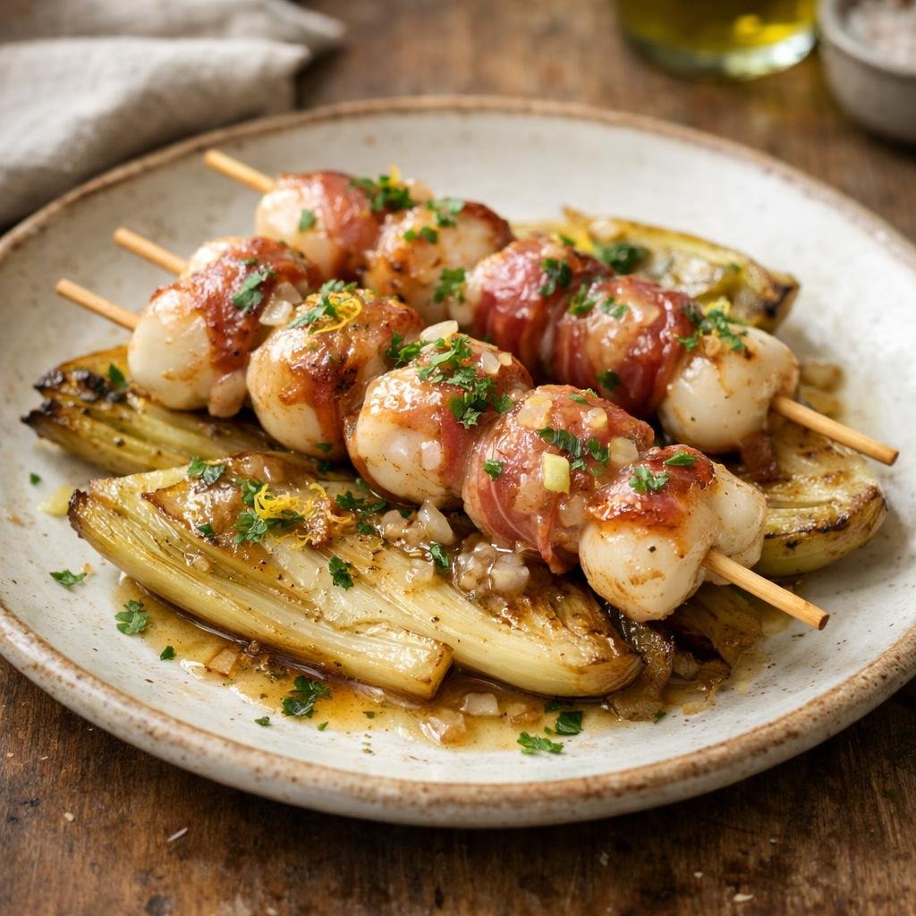Brochettes Saint-Jacques