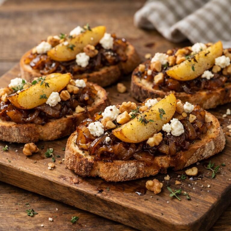Bruschetta d'oignons