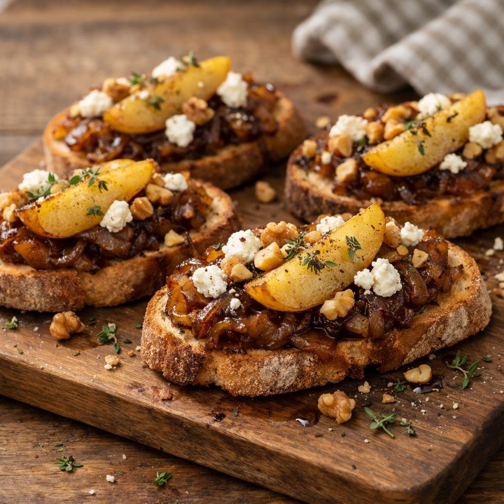 Bruschetta d'oignons