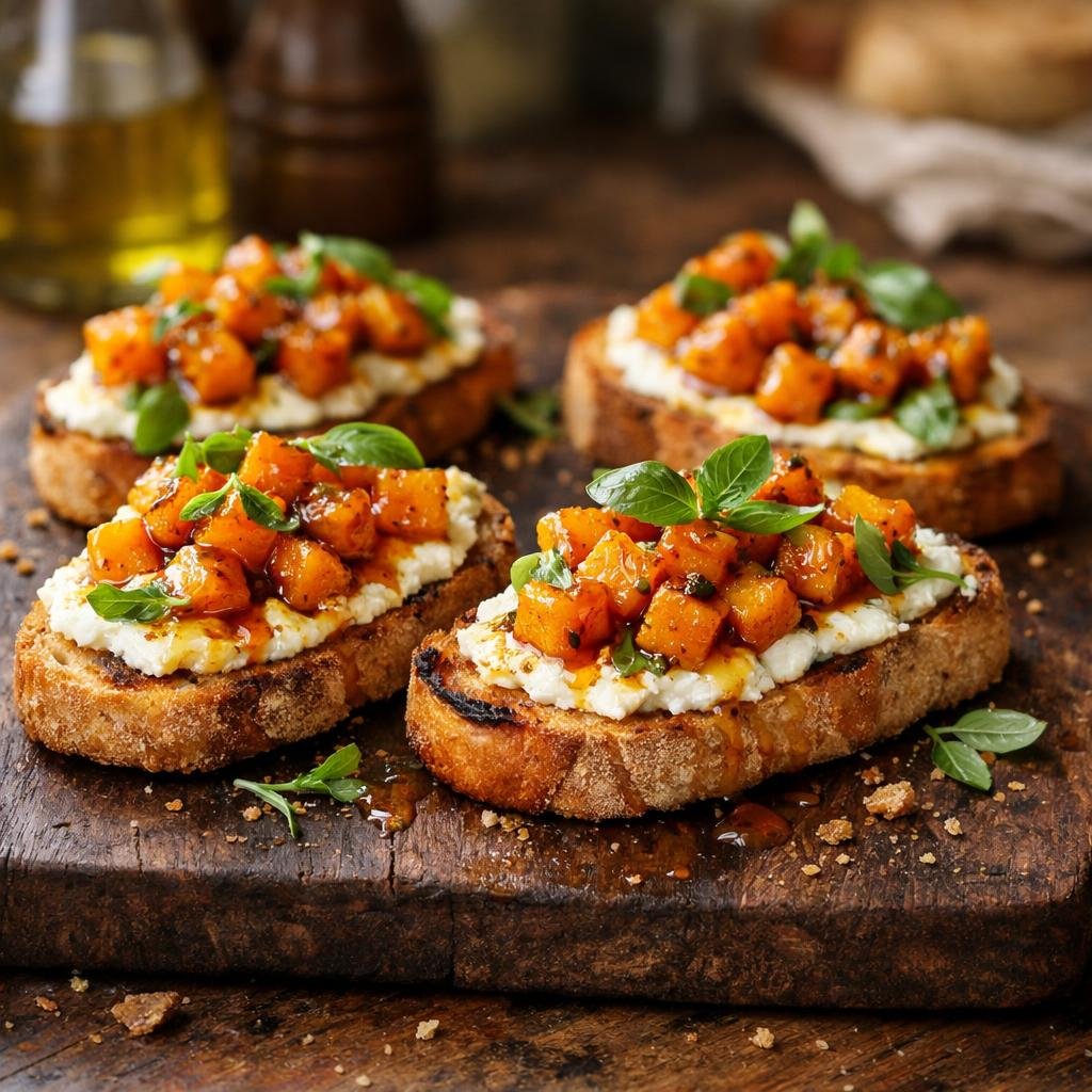 Bruschette de butternut