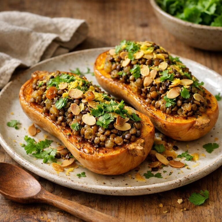 Butternut farcie Tajine