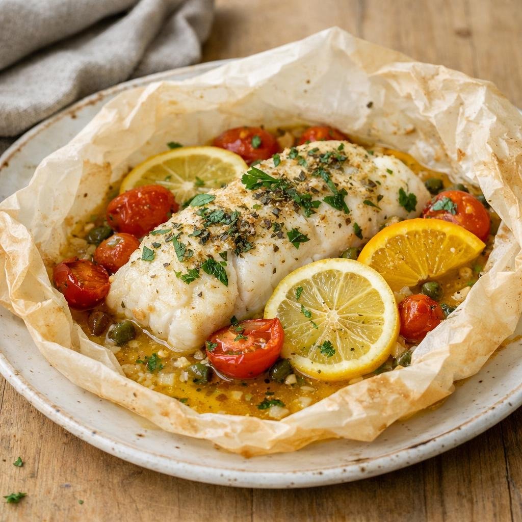cabillaud en papillote