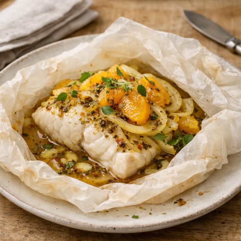 cabillaud en papillote