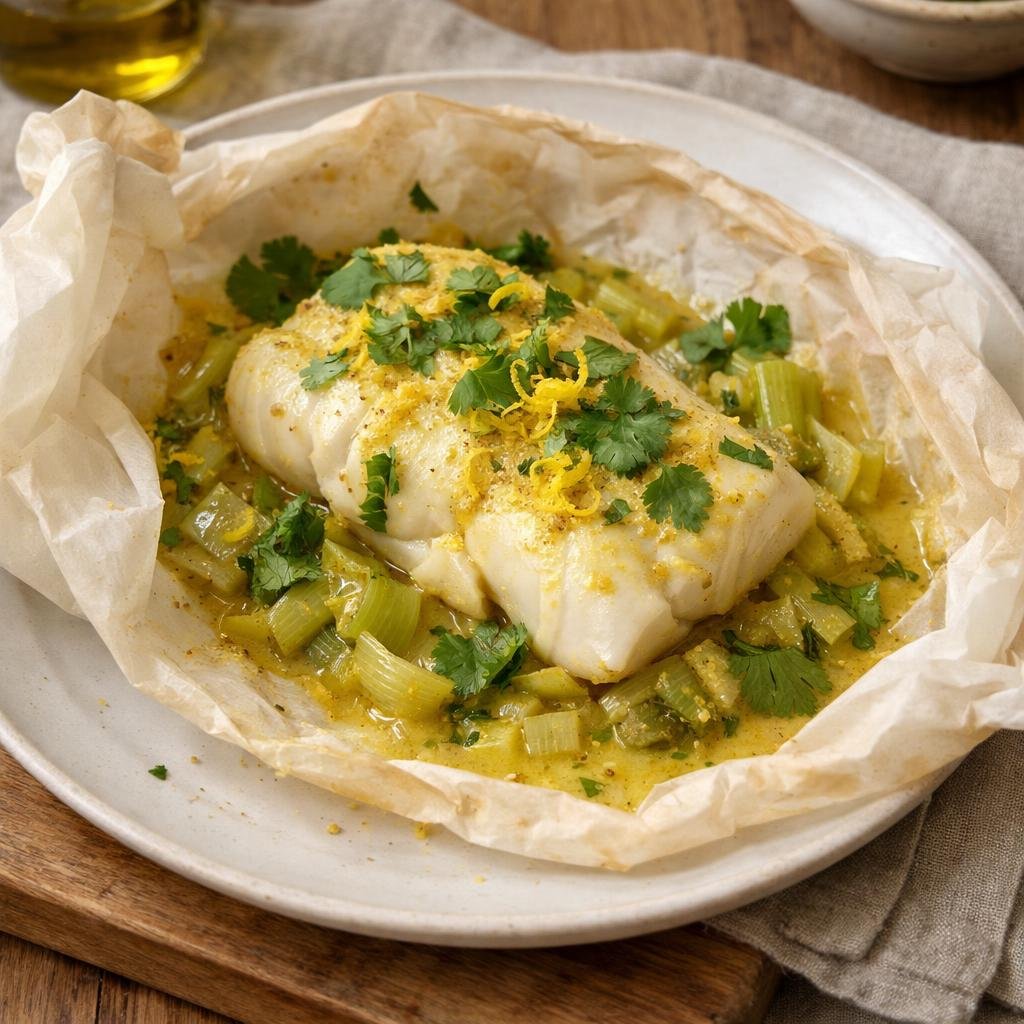 cabillaud en papillote