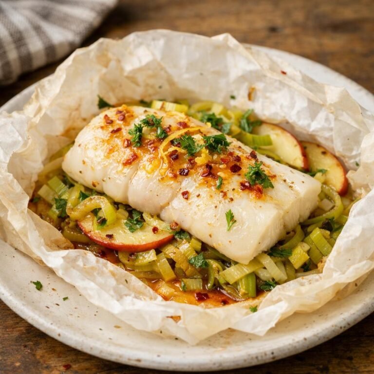 cabillaud en papillote