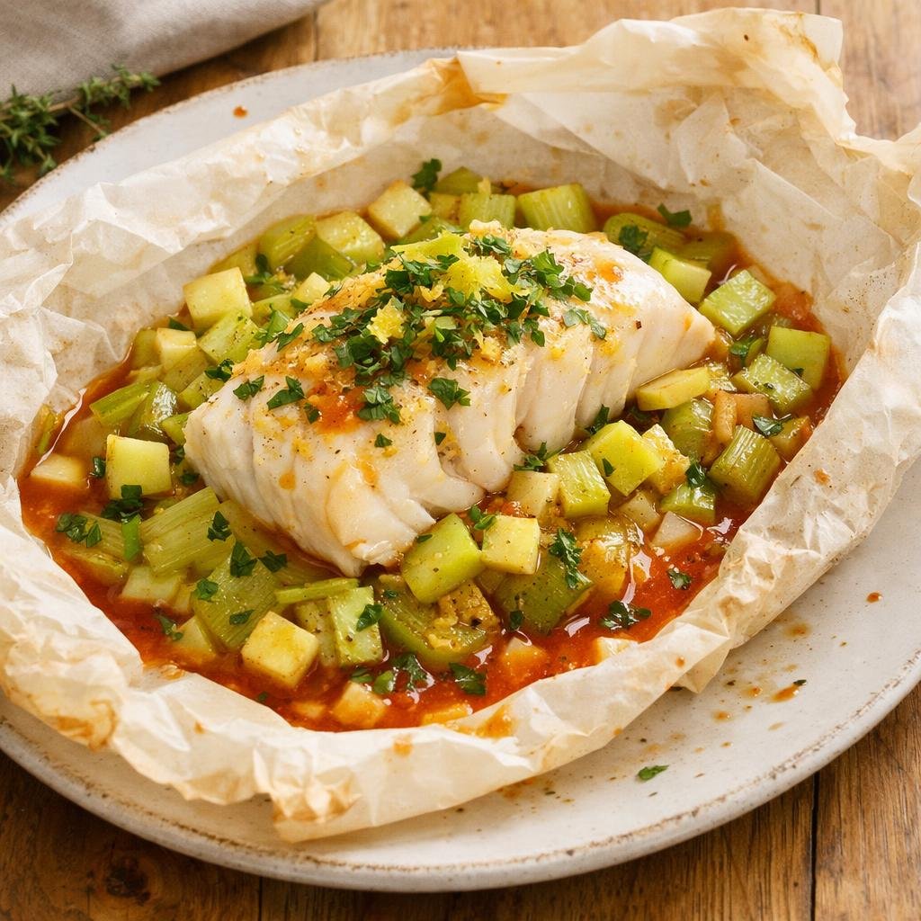 Cabillaud en papillote