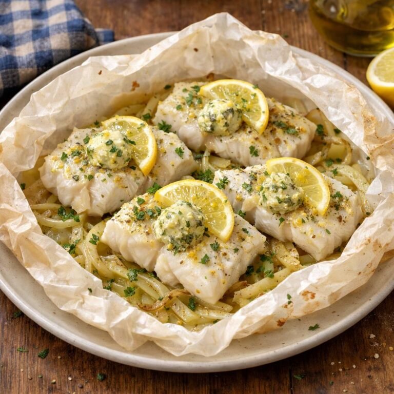 cabillaud en papillote
