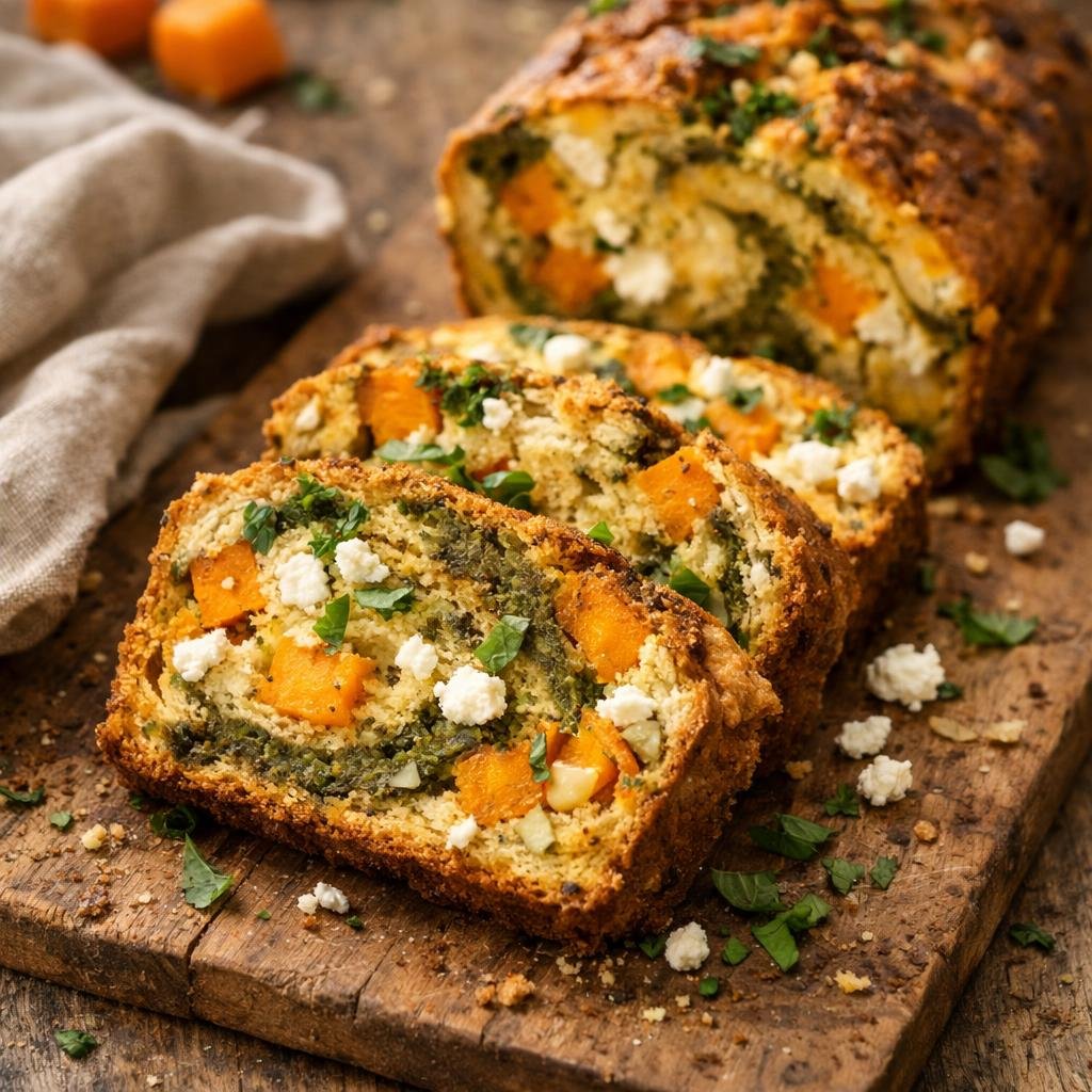 cake courge feta