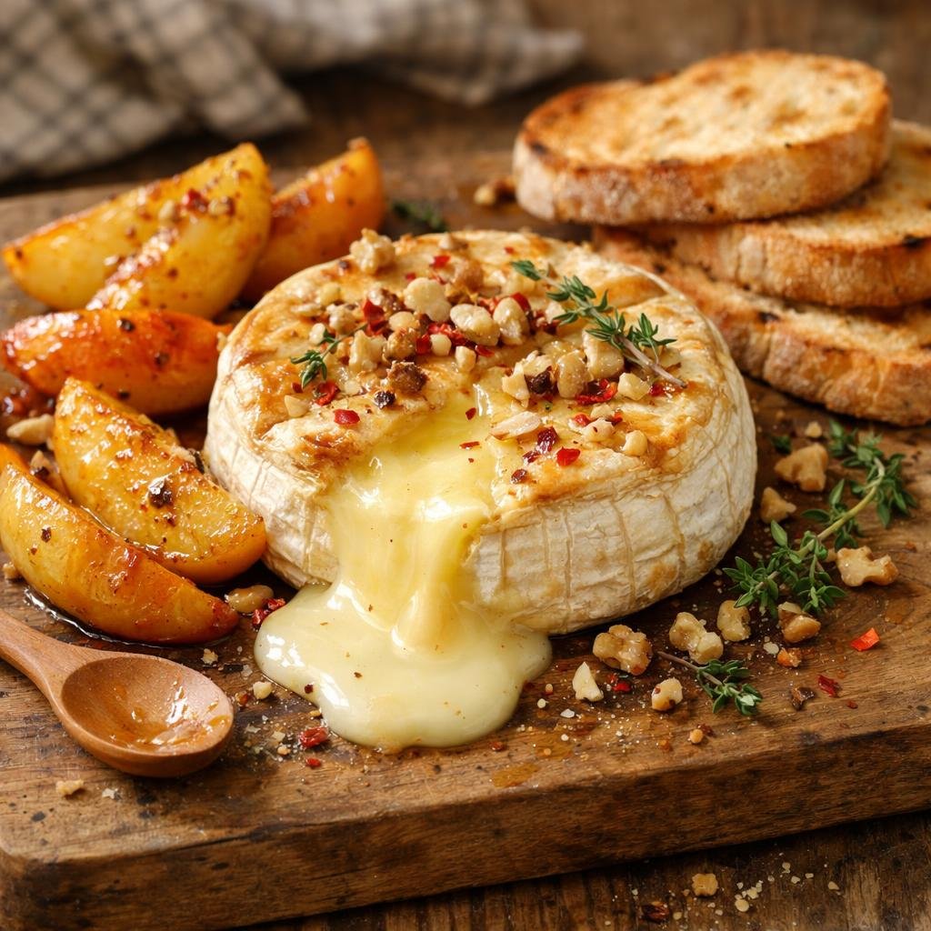 Camembert rôti au Cayenne