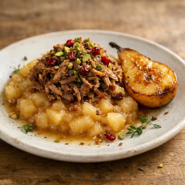 Canard confit effiloché