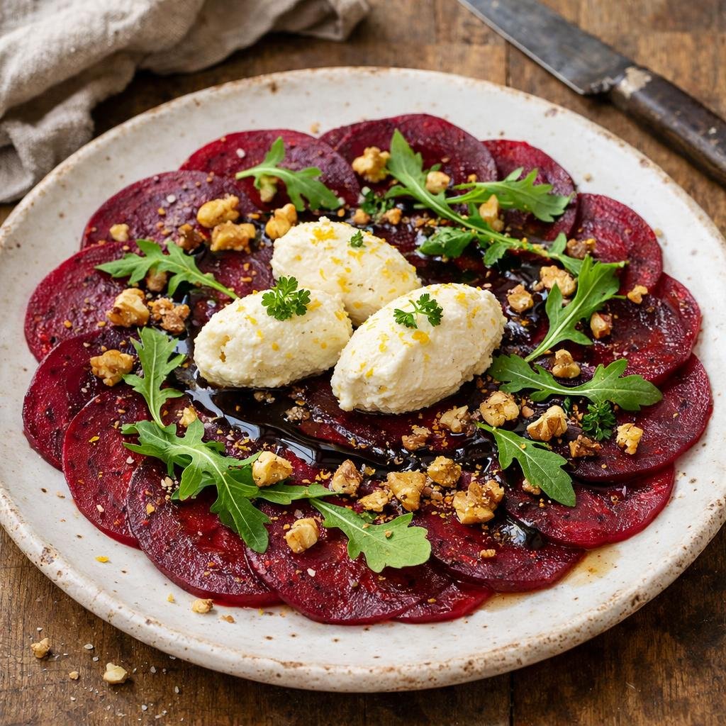 carpaccio de betterave