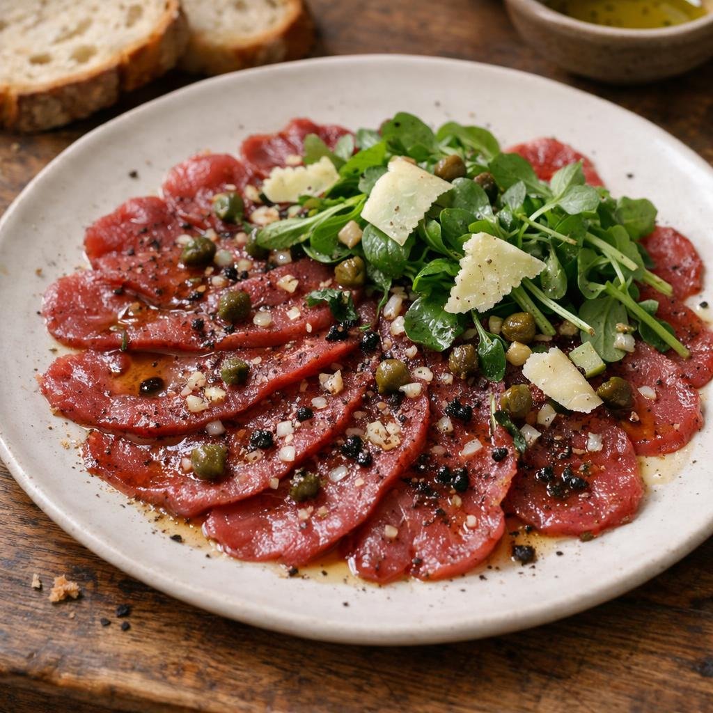 Carpaccio de chevreuil