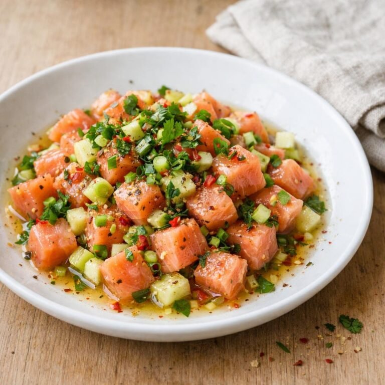 ceviche citronnelle rouge
