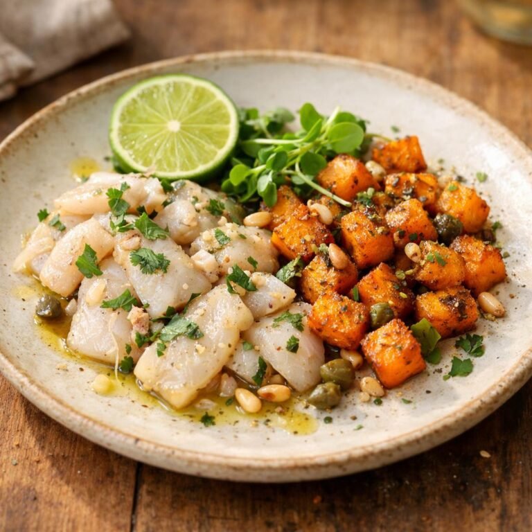 ceviche tiède de bar