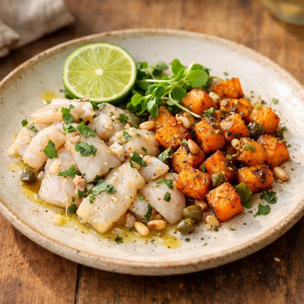 ceviche tiède de bar
