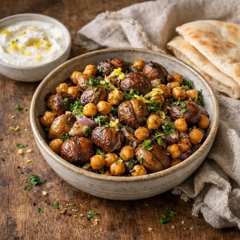 châtaignes et pois chiches