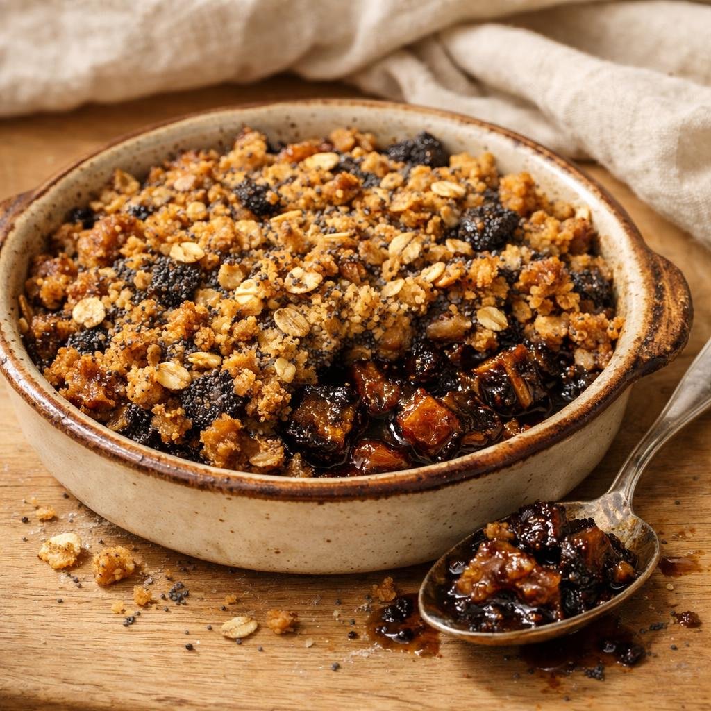 crumble caroube-cacao