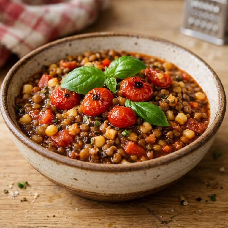 Chili de lentilles