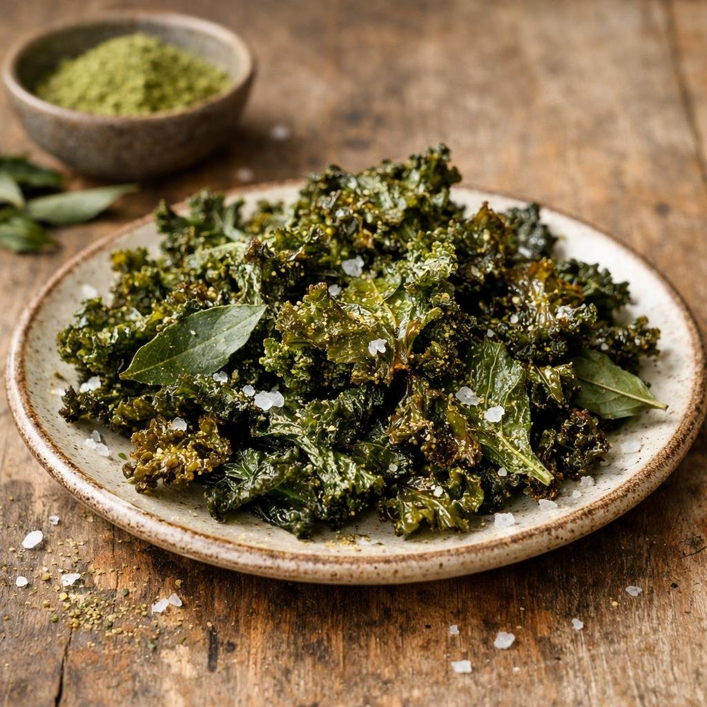 chips de kale croustillantes