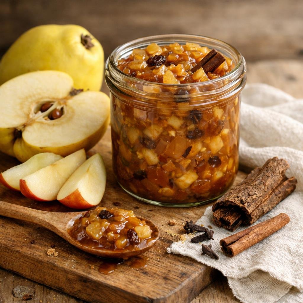 Chutney de coing et pomme