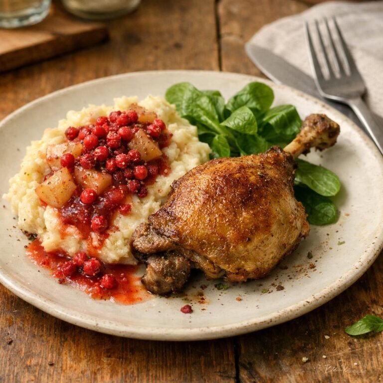 compotée groseille‑poire