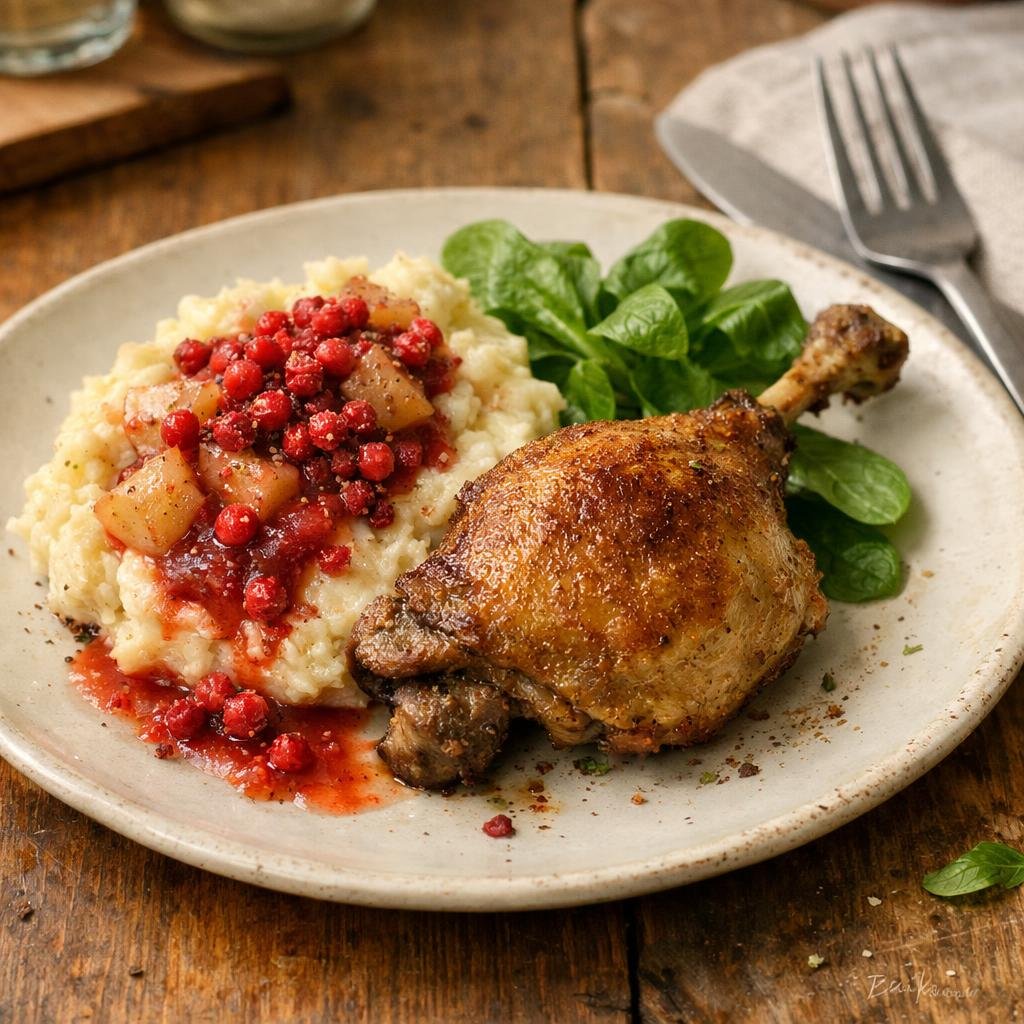 compotée groseille‑poire