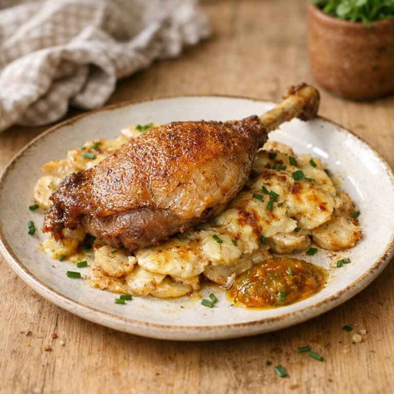 Confit de canard croustillant