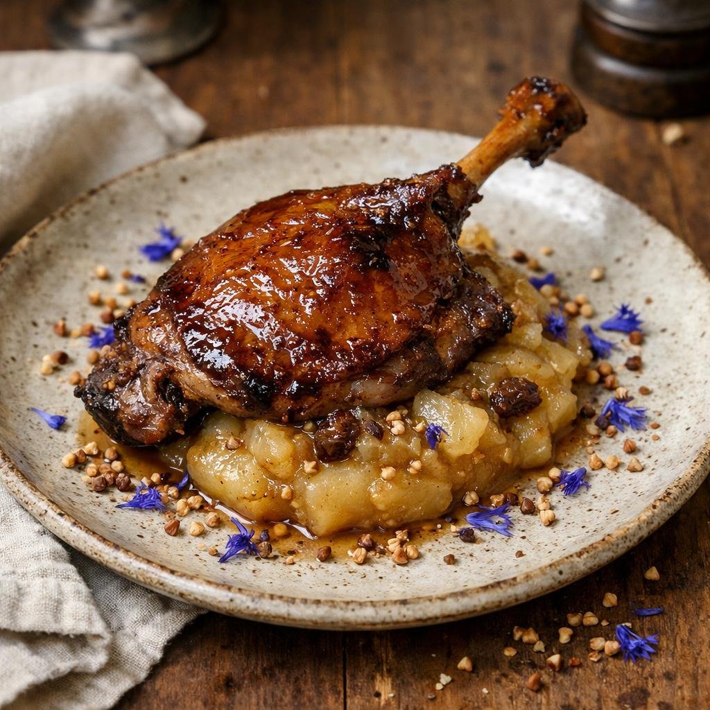 confit de canard laqué