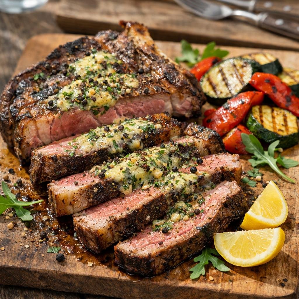 Côte de bœuf au barbecue