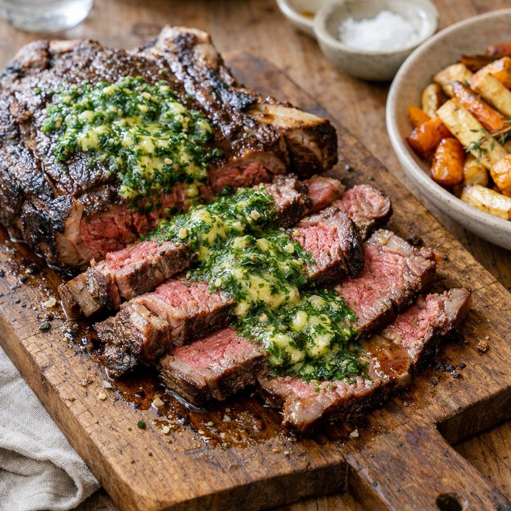 côte de bœuf persillade