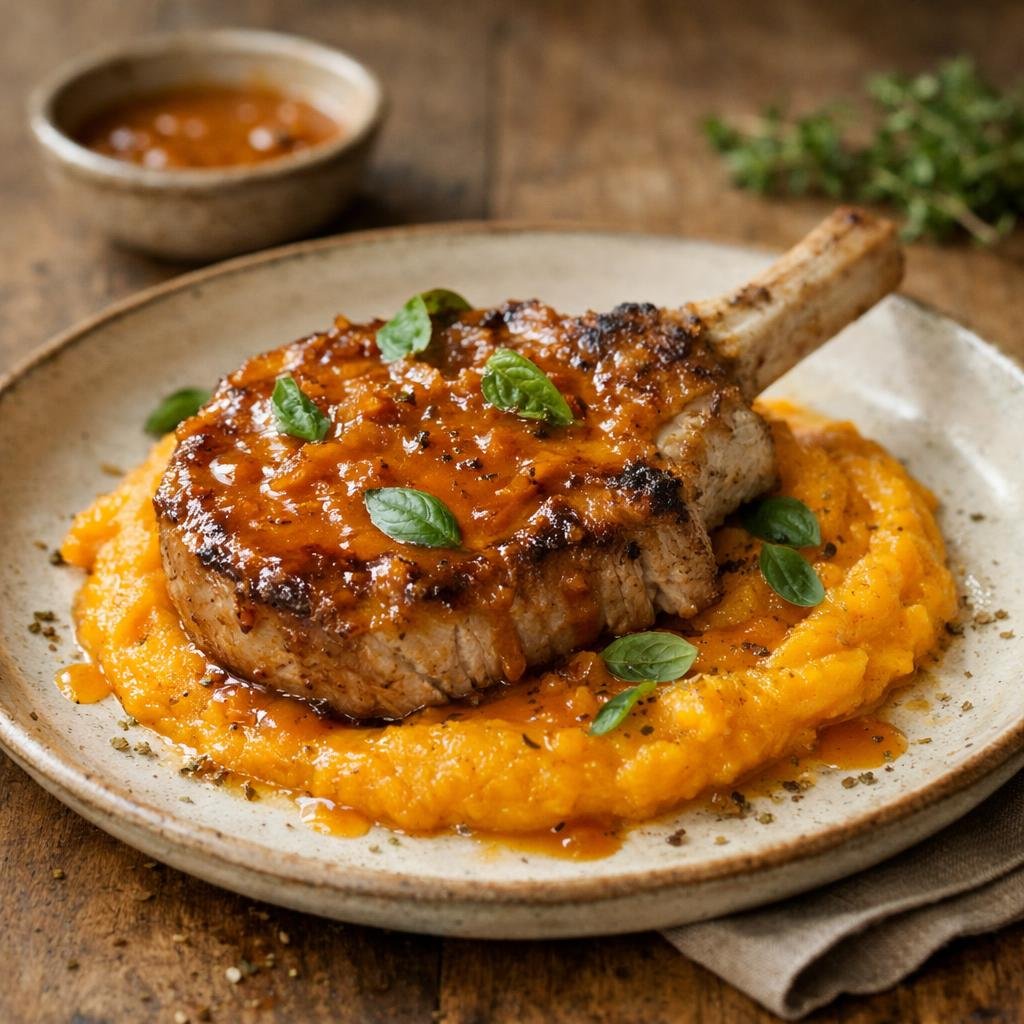 Côte de veau poêlée