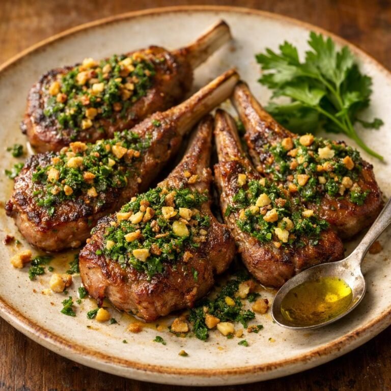 Côtelettes d'agneau grillées