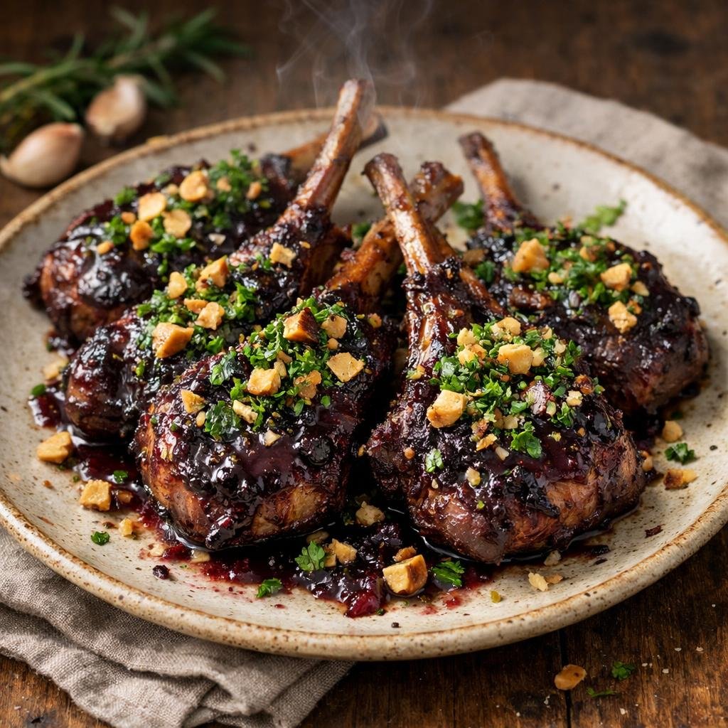 gremolata myrtille-piment