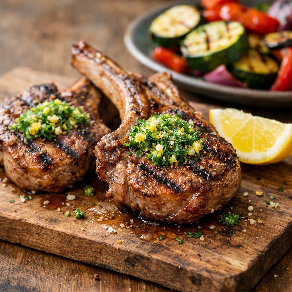 Côtelettes d'agneau grillées