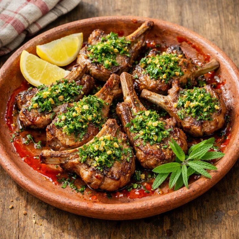Côtelettes d'agneau grillées