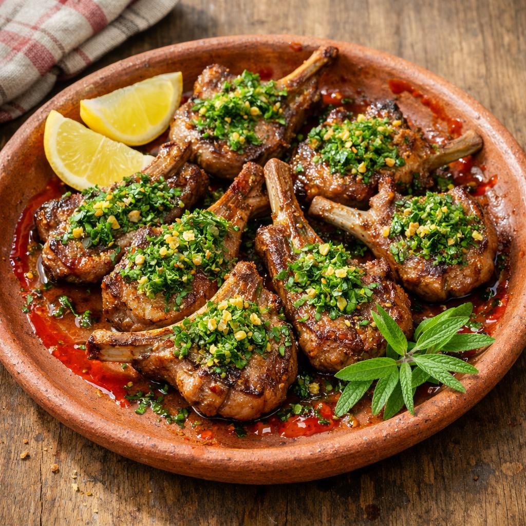 Côtelettes d'agneau grillées