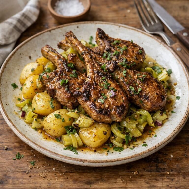 Côtelettes d'agneau marinées