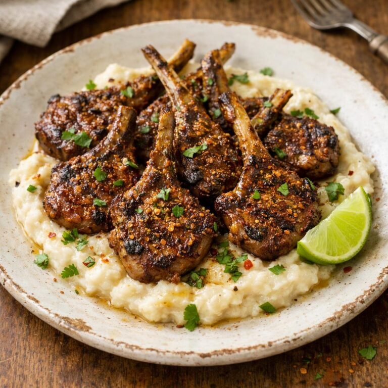 Côtelettes d'agneau Thaï