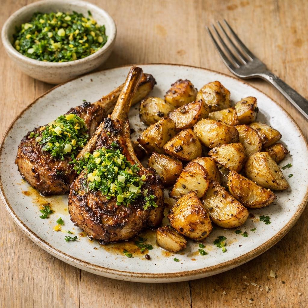 Côtelettes d'agneau Vinday