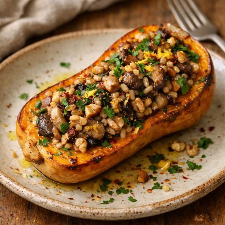 butternut farcie citronnelle