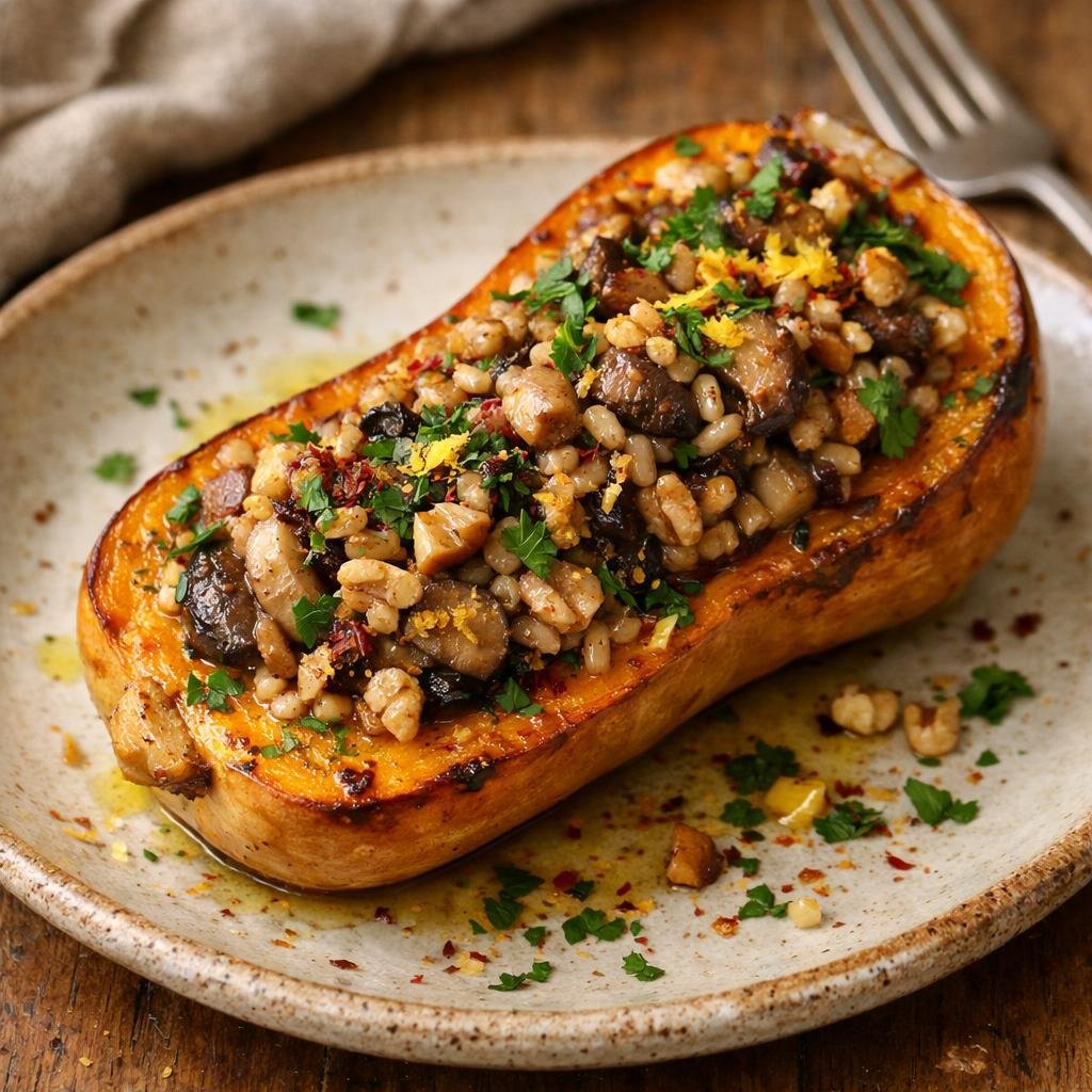 butternut farcie citronnelle
