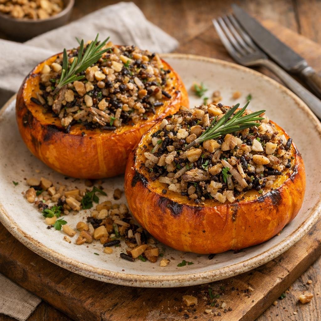 courge farcie au riz