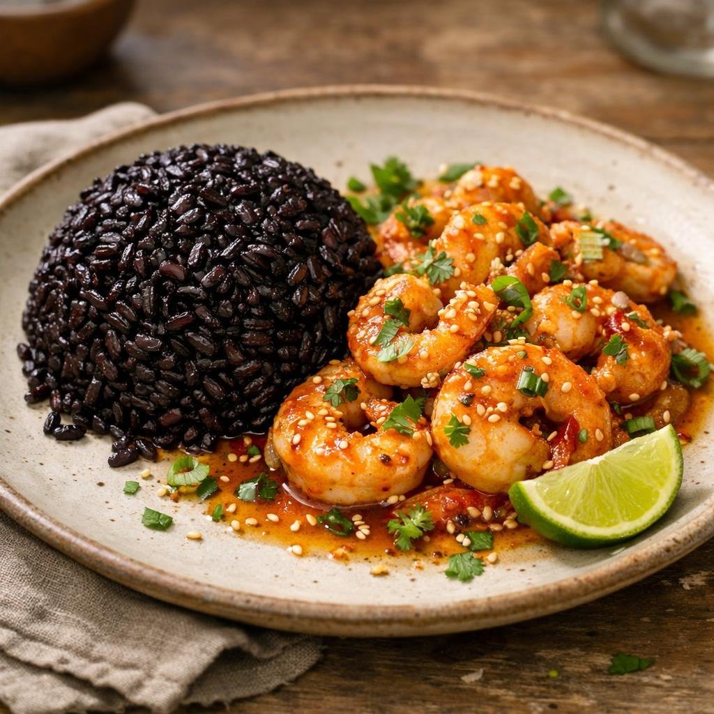 crevettes sautées