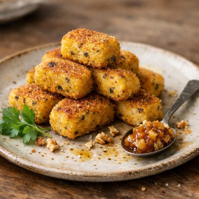 croquettes de polenta au curry