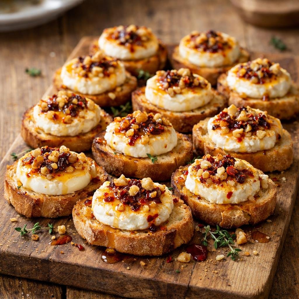 crostini chèvre rôti