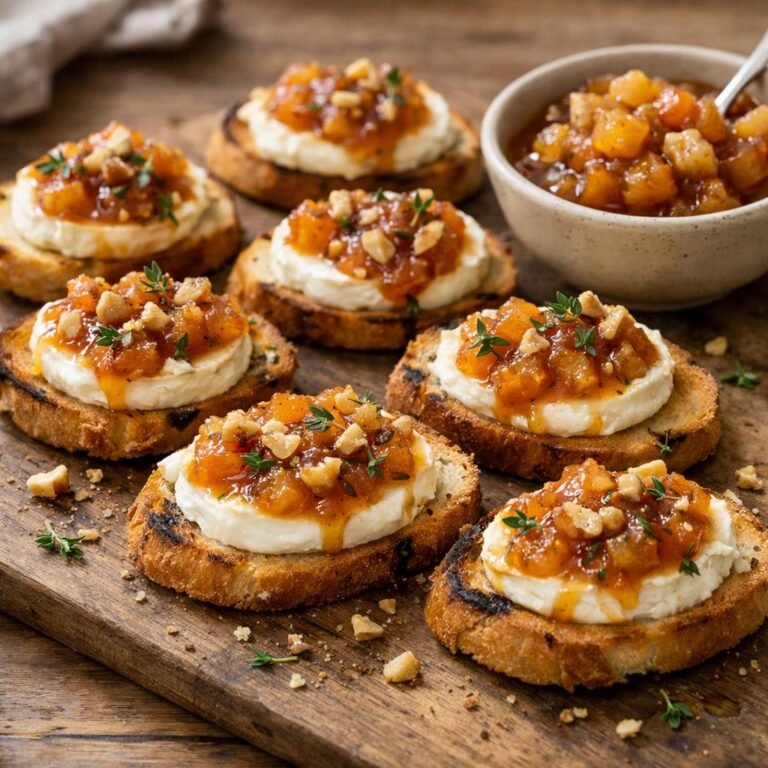 crostini chèvre chaud
