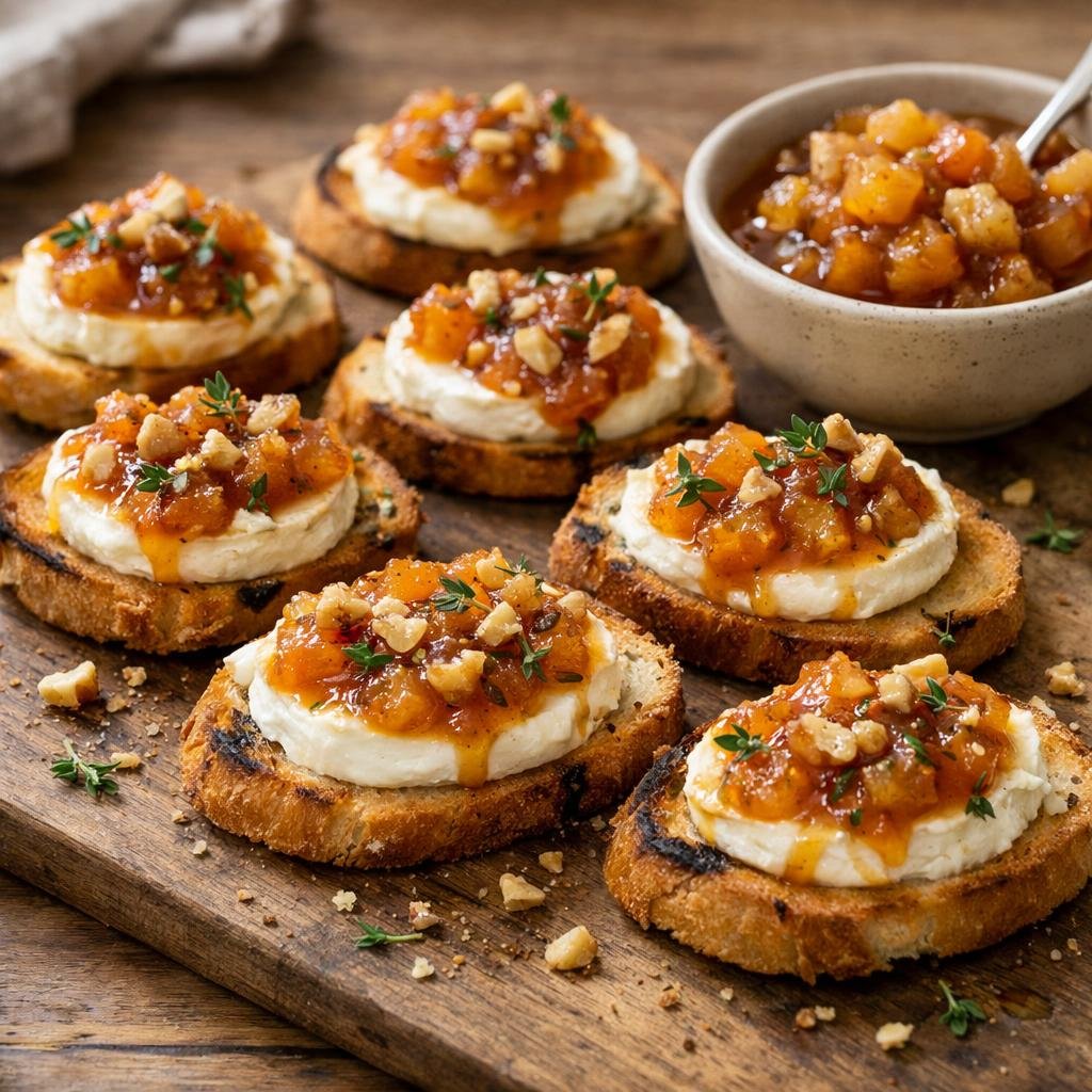 crostini chèvre chaud