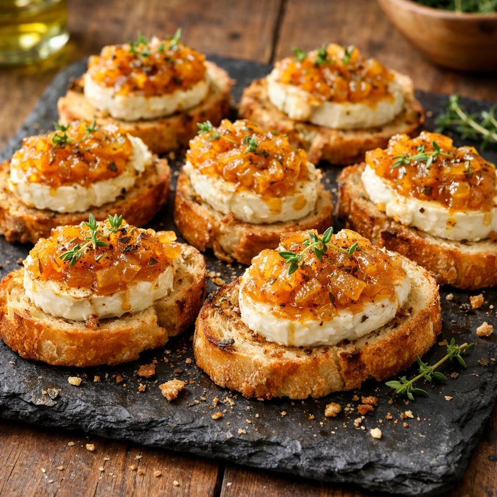 Crostini chèvre chaud