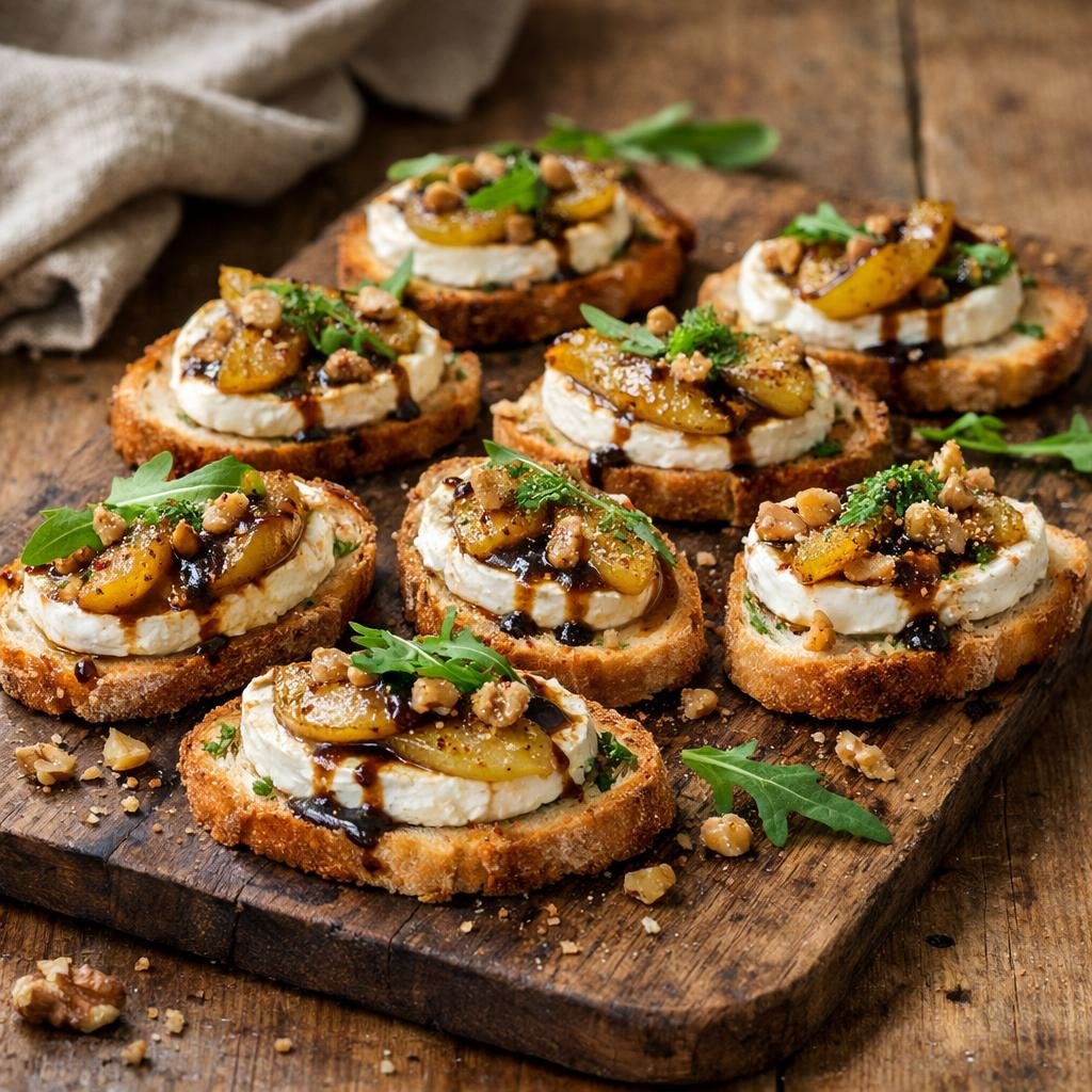 Crostini chèvre chaud